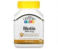 Биотин 21st Century (Biotin) 5000 мкг 110 капсул
