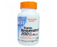 Транс-ресвератрол с экстрактом ResVinol Doctor's Best (Trans-Resveratrol with Resvinol) 200 мг 60 капсул