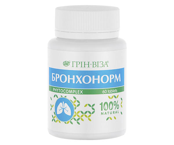 Бронхонорм Грин Виза 60 таблеток