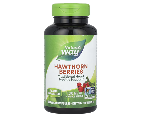 Ягоди глоду Nature's Way  (Hawthorn Berries) 1080 мг 