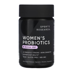 Пробиотики для женщин Sport Research (Daily Women's Probiotics) 65 Billion CFU 30 капсул с отсроченным высвобождением