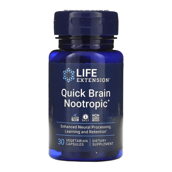 Ноотропный препарат Life Extension (Quick Brain Nootropic) 30 капсул