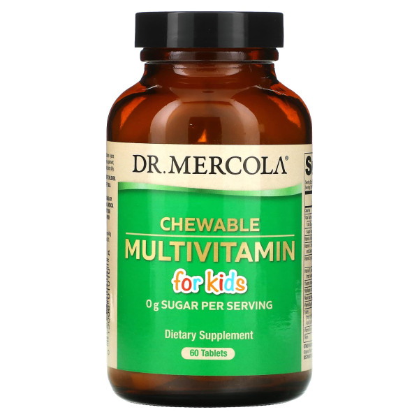 Мультивитамины для детей Dr. Mercola (Multivitamin for Kids) 60 жевательных таблеток