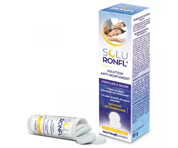 Пастилки від хропіння Солюронфл Nutri Expert (Soluronfl) 15 таблеток для розсмоктування