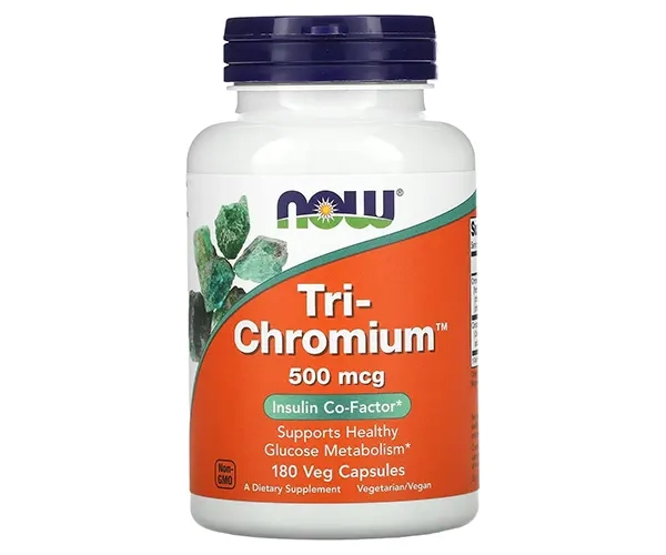 Хром NOW Foods (Tri-Chromium) 500 мкг 