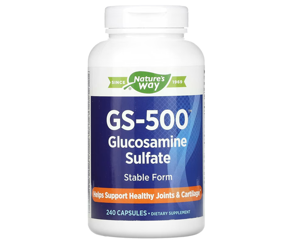 Глюкозамин сульфат Nature's Way (GS-500 Glucosamine Sulfate) 240 капсул