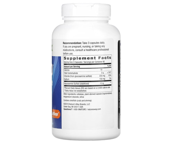 Глюкозамин сульфат Nature's Way (GS-500 Glucosamine Sulfate) 240 капсул