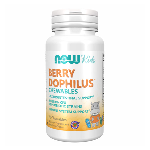 Пробіотик для дітей NOW Foods (Berry Dophilus Kids) 2 млрд КУО 