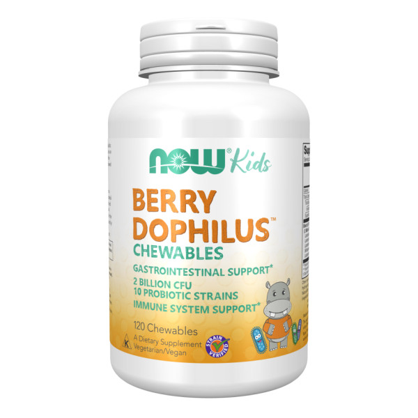 Пробіотик для дітей NOW Foods (Berry Dophilus Kids) 2 млрд КУО 
