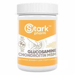 Хондропротектор Глюкозамін Хондроїтин з MSM Stark Pharm (Glucosamine Chondroitin MSM) 90 капсул