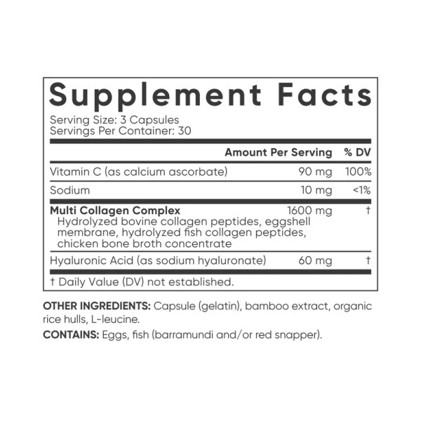 Комплекс із колагеном декількох типів Sport Research (Multi Collagen Complex) 90 капсул
