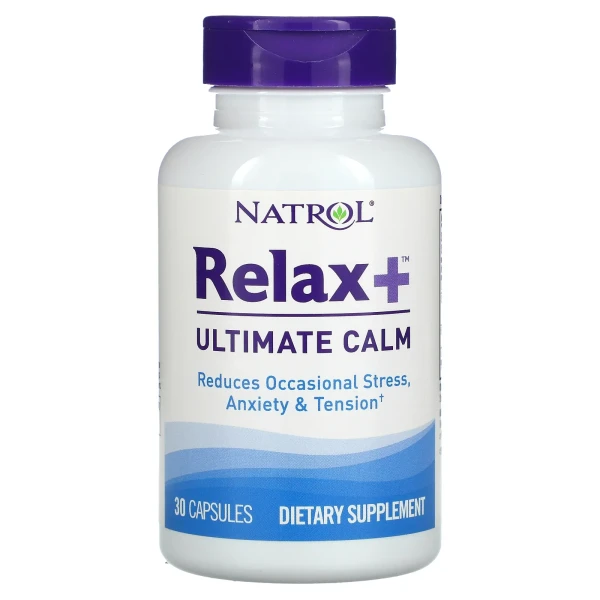Комплекс для спокою та врівноваженості  Natrol  (Relax+ Ultimate Calm) 30 капсул