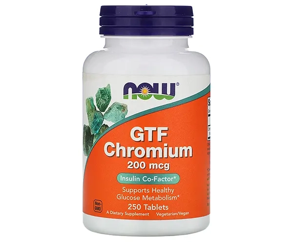 Хром NOW Foods (Chromium) 200 мкг