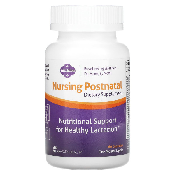 Полівітаміни для жінок після пологів Fairhaven Health  (Nursing Postnatal Breastfeeding) 60 капсул