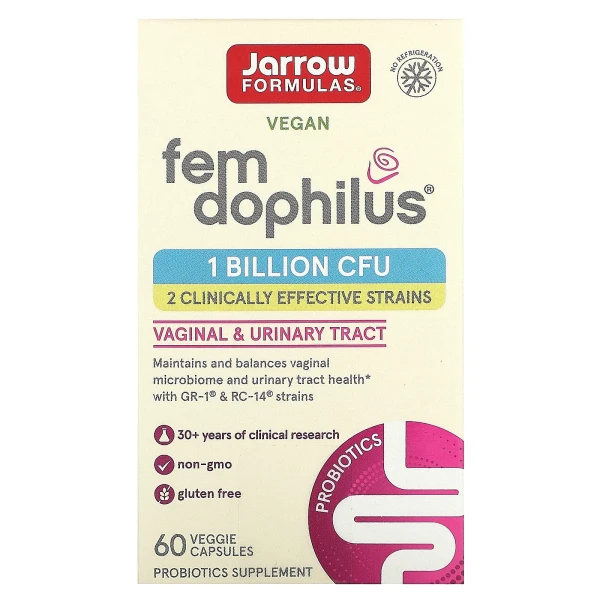Пробиотик для женщин Jarrow Formulas (Fem Dophilus) 1 млрд КОЕ 
