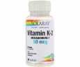 Витамин К2 Solaray (Vitamin K-2) 50 мкг 30 капсул