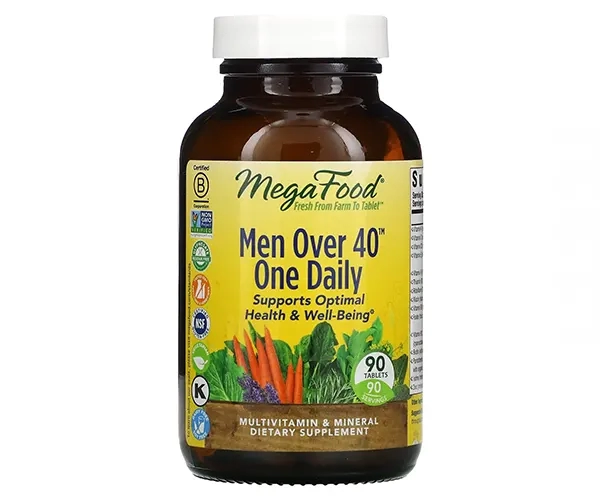 Мультивітаміни для чоловіків 40+ MegaFood  (Men Over 40 One Daily) 