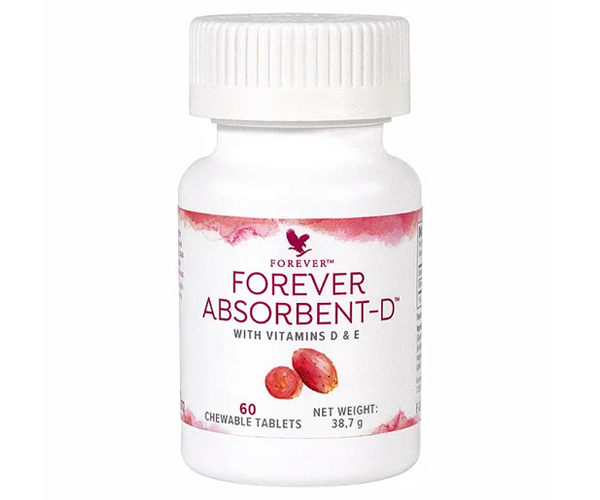 Форевер Абсорбент-D Forever Living Products  (Forever Absorbent D) 800 МО 60 жувальних таблеток