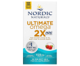 Рыбий жир мини со вкусом клубники Nordic Naturals (Ultimate Omega 2X) 1120 мг 60 капсул