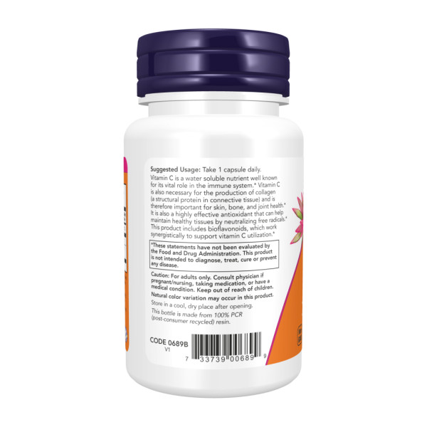 Вітамін С Now Foods (Vitamin C-1000) 30 капсул