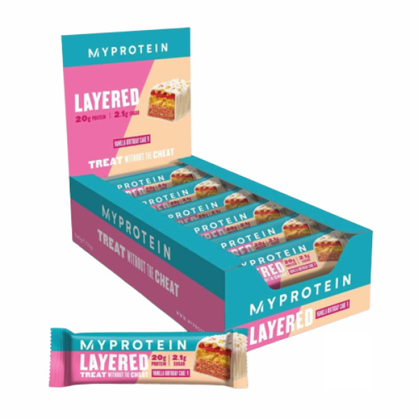 Батончик Layered Bar Myprotein 12x60г
