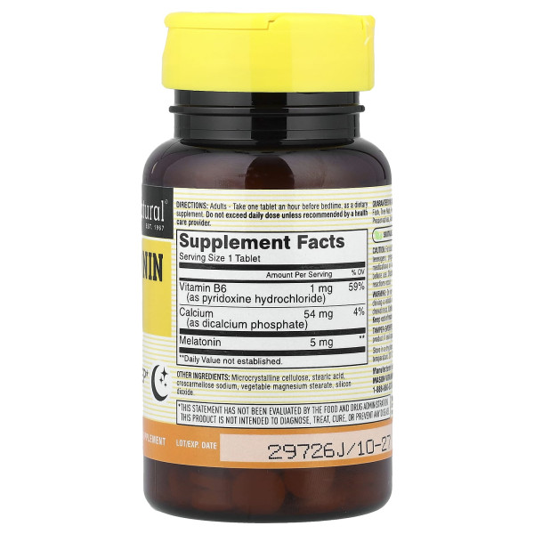 Мелатонин Mason Natural (Melatonin) 5 мг 