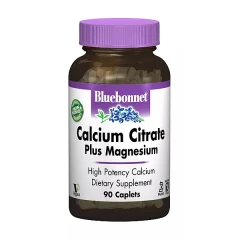 Цитрат кальцію з магнієм Bluebonnet Nutrition  (Calcium Citrate Plus Magnesium) 1000 мг/400 мг 