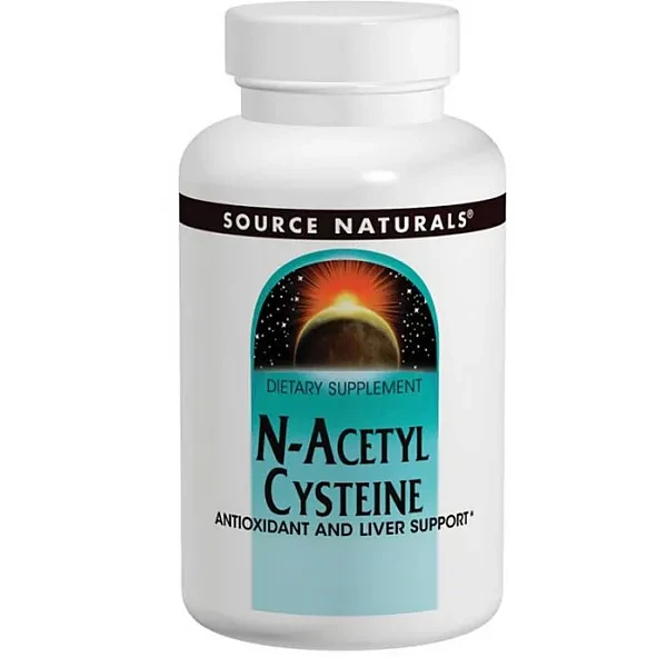 N-ацетилцистеїн Source Naturals (NAC) 600 мг 60 таблеток