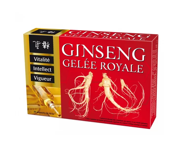 Женьшень + маточне молочко Nutri Expert (Ginseng + Gelee Royale) 1000 мг/500 мг 20 ампул