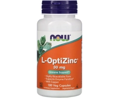 Оптіцинк NOW Foods (L-OptiZinc) 30 мг 100 капсул
