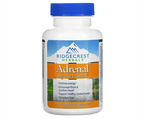 Підтримка надниркових залоз RidgeCrest Herbals (Adrenal Fatigue Fighter) 60 капсул
