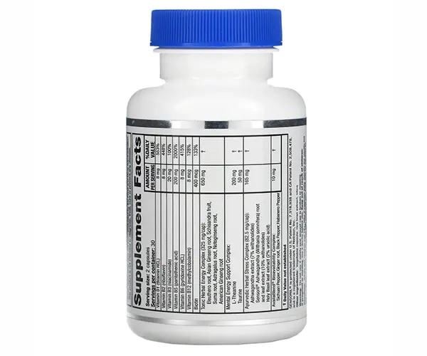Підтримка надниркових залоз RidgeCrest Herbals (Adrenal Fatigue Fighter) 60 капсул