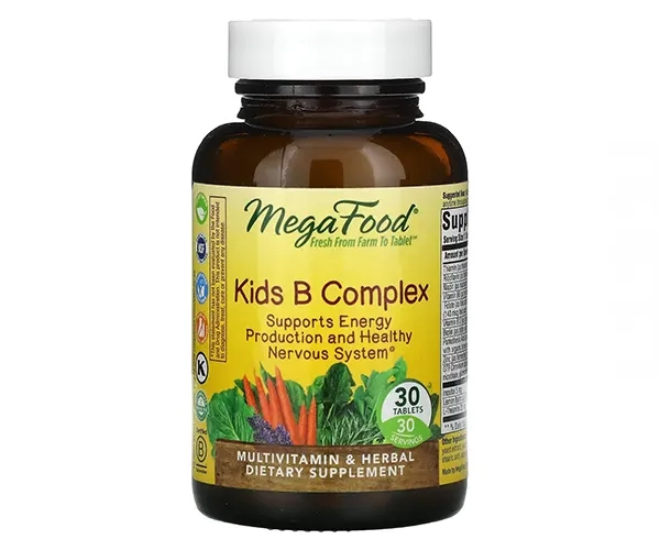 Вітамін В комплекс для дітей MegaFood (Kid's B Complex) 30 таблеток