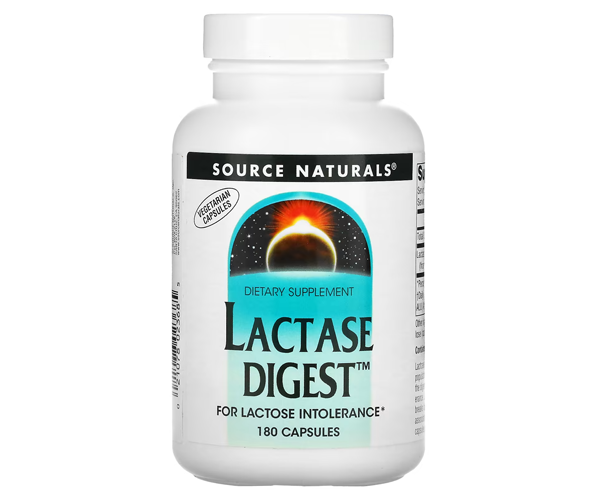 Лактаза Source Naturals (Lactase Digest) 180 капсул