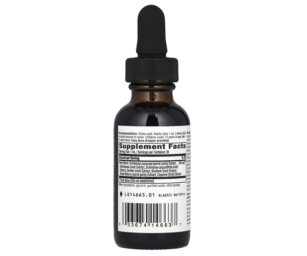Эхинацея и гидрастис на 99.9% без спирта Nature's Way (Echinacea Goldenseal) 250 мг 30 мл