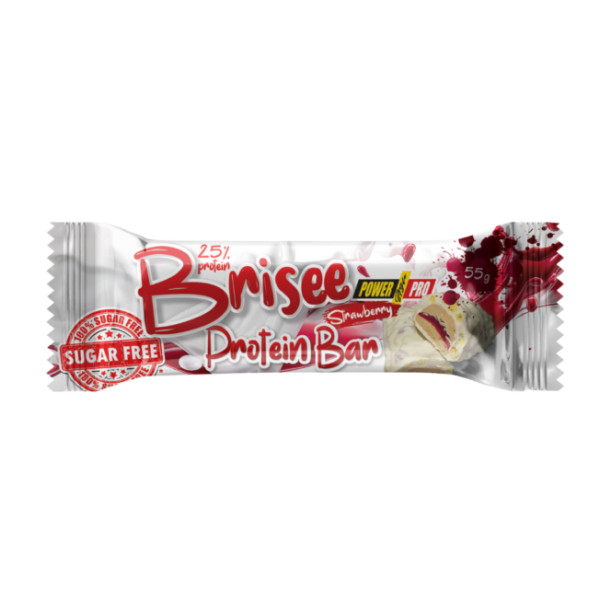 Протеиновые батончики Brisee 25% Power Pro 20 шт по 55 г