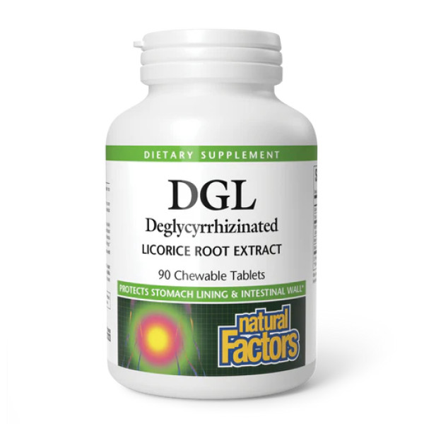 Солодка Natural Factors (Licorise Root) 90 жевательных таблеток