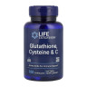 Глутатіон, Цистеїн та Вітамін С Life Extension (Glutathione, Cysteine, Vitamin C) 100 капсул