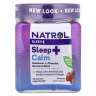 Підтримка сну Natrol (Sleep + Calm) 60 жувальних цукерок зі смаком полуниці