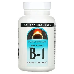 Вітамін В1 тіамін Source Naturals  (Vitamin B1) 100 таблеток