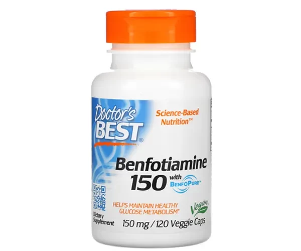 Бенфотиамин Doctor's Best (Benfotiamine) 150 мг 