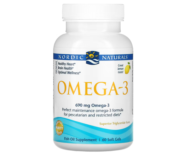 Омега-3 Nordic Naturals (Omega-3) 1000 мг 60 капсул