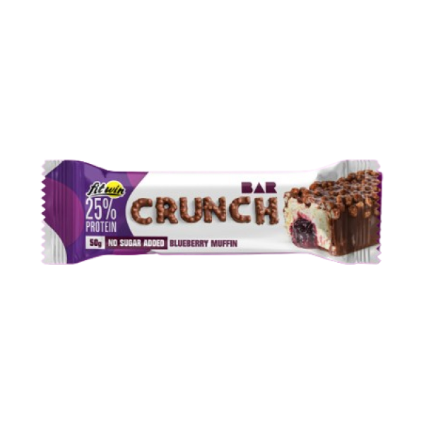 Протеїнові батончики Crunch Bar FitWin 12 шт по 50 грам
