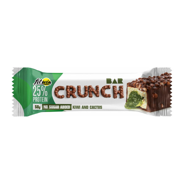 Протеїнові батончики Crunch Bar FitWin 12 шт по 50 грам