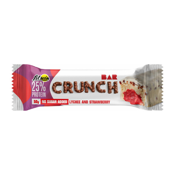 Протеїнові батончики Crunch Bar FitWin 12 шт по 50 грам