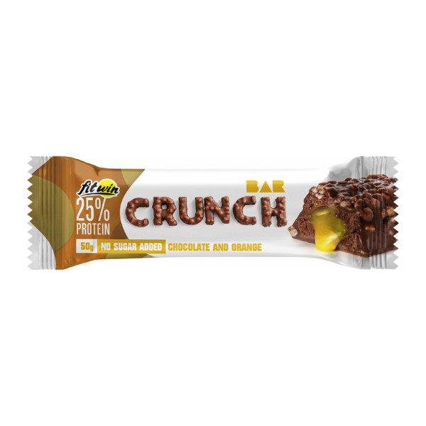 Протеїнові батончики Crunch Bar FitWin 12 шт по 50 грам