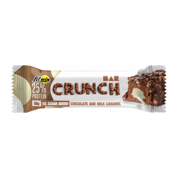Протеїнові батончики Crunch Bar FitWin 12 шт по 50 грам