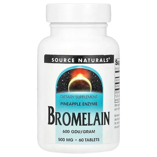 Бромелайн Source Naturals (Bromelain) 60 таблеток
