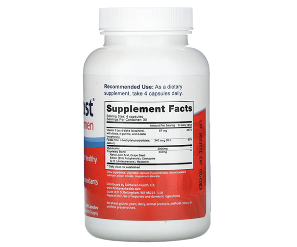 Здоров'я яйцеклітин Fairhaven Health (OvaBoost for women) 120 капсул