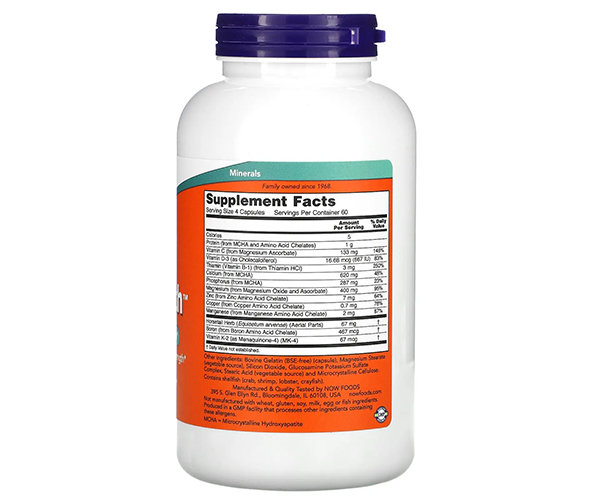 Прочные кости NOW Foods (Bone Strength) 